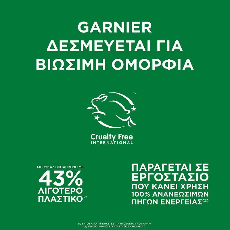 Garnier Cruelty free